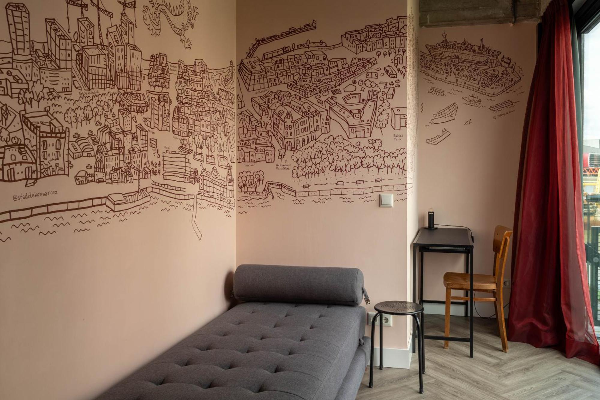 Bed, Bites & Business Hotel Rotterdam Ruang foto